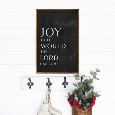 Joy To The World - noir