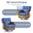 7-Piece Patio Furniture Set, All-Weather Outdoor Seating Set With Swivel Glider Chairs & Coffee Table-1198228991