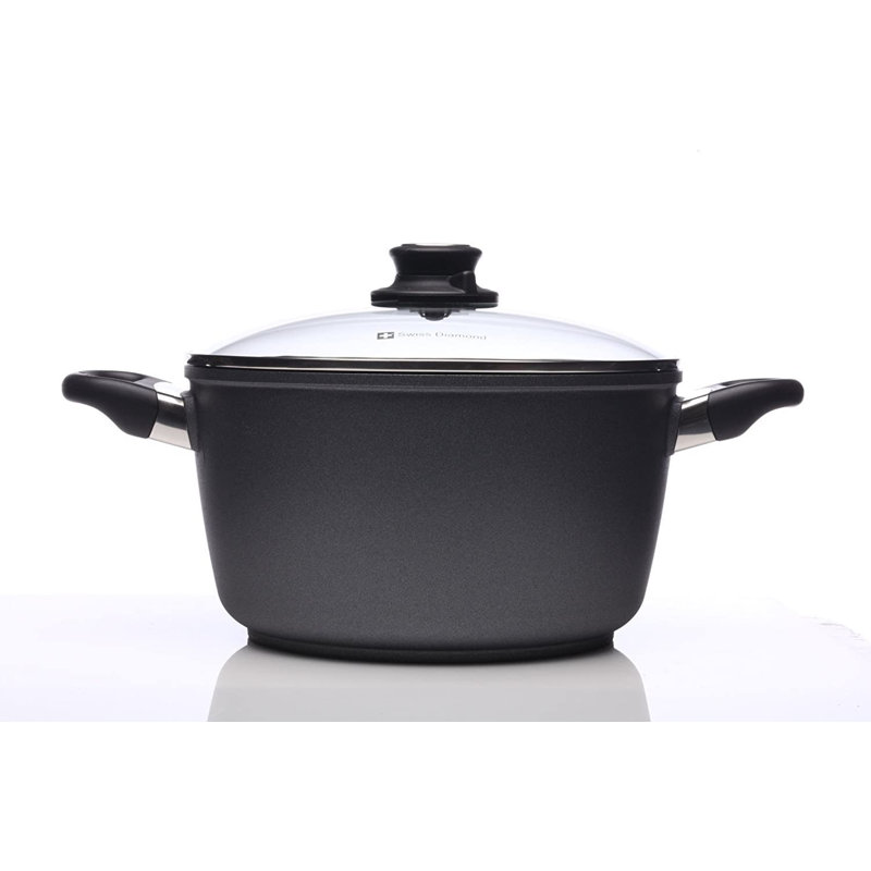 Swiss Diamond 8.5-qt. Stock Pot with Lid, 5.5 Quarts