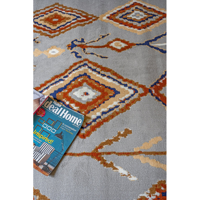 Bozman Moroccan Indoor Rug, Rectangle 3'6" x 5'6"