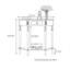 Console semi-circulaire de style américain-115698882