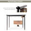 Auvent de pergola 10 'X pour cour arrière - abat-jour rétractable en aluminium pour barbecue
