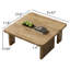 Table basse Mid-Century moderne en bois pour le salon, table d'appoint réglable et gratuite, 2 pièces-131249989