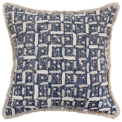 100% Recycled Cotton Canvas Throw Pillow