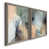 Toile avec cadre gris