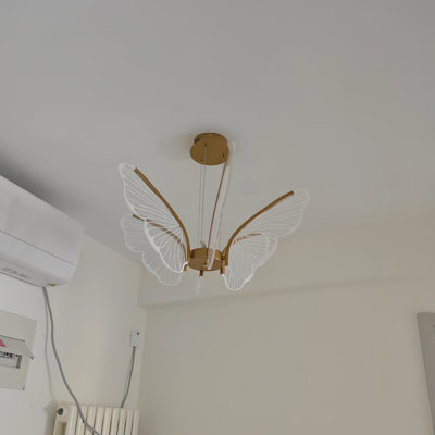 Acrylic Led Panel Butterfly Chandelier