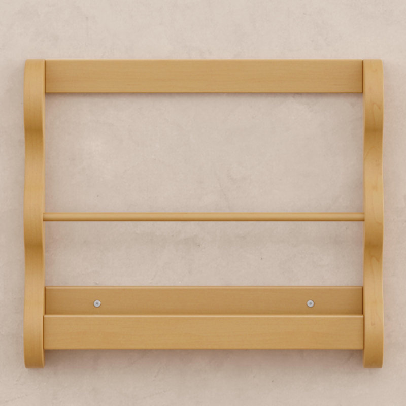 Lido Wave Book Rack, Honey