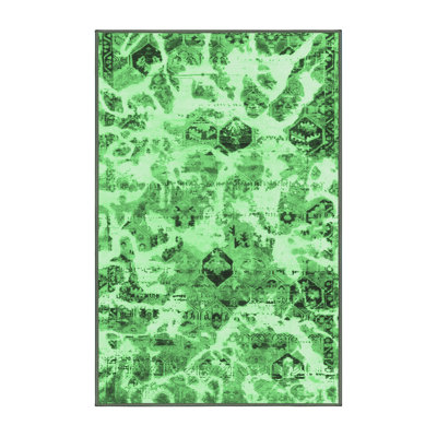 Elaan Washable Abstract Indoor Rug