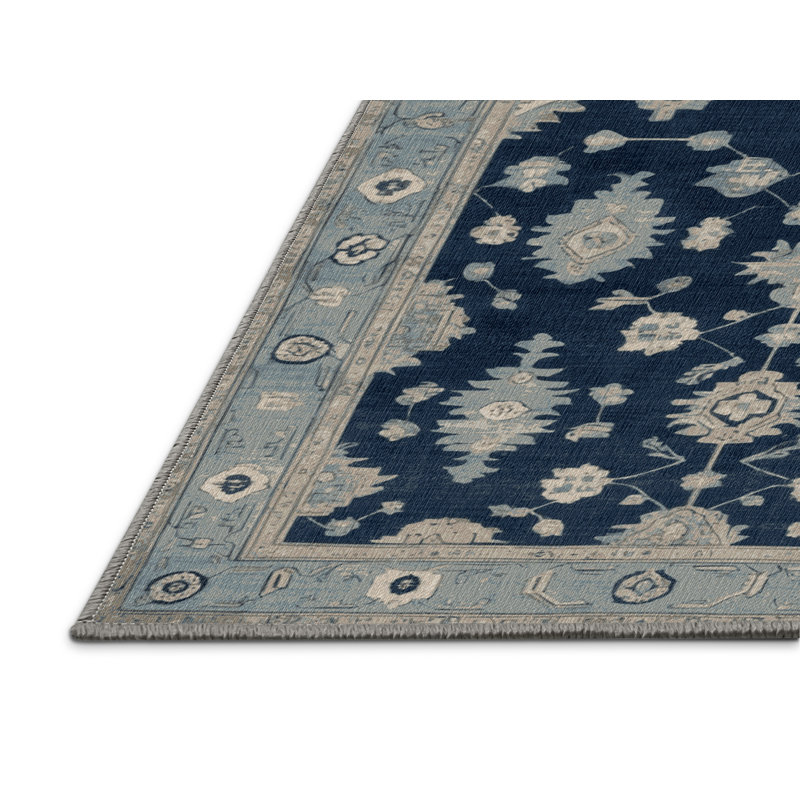 Machine Washable Overdyed Brown Area Rug, Rectangle 2' x 3'