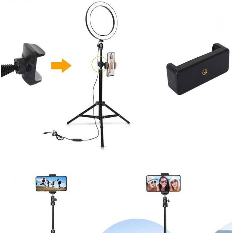 10" LED Ring Light With Tripod