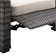 3-Piece Patio Recliner Set with Cushions and Table, Weather-Resistant Wicker and Eucalyptus Wood Arms