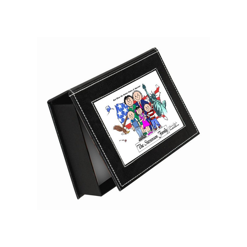 Faux Leather Memory Box
