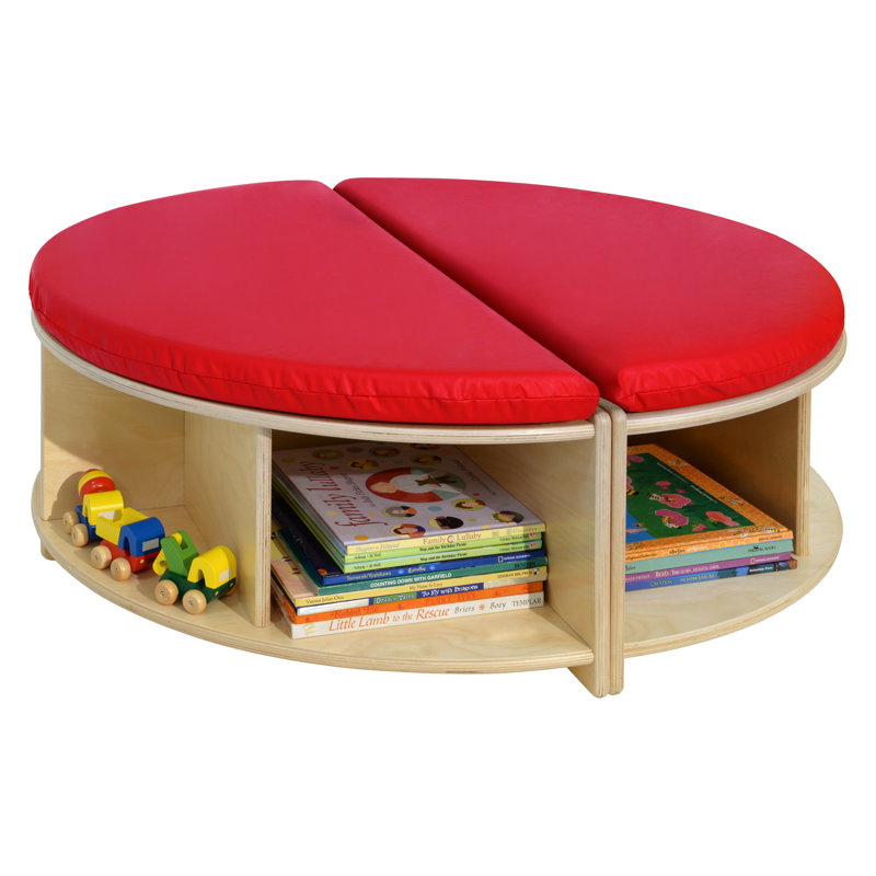 Read-A-Round Circle Bench, Red