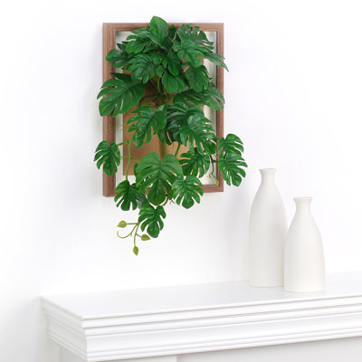 Décoration murale plante artificielle