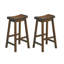 Ensemble de tabourets de bar d'une hauteur de 29 po, ensemble de 2 pièces, siège en bois massif, finition cerisier | Idée de cadeau-1054416883