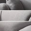Coussin de canapé standard gris en coton et lin-37848995
