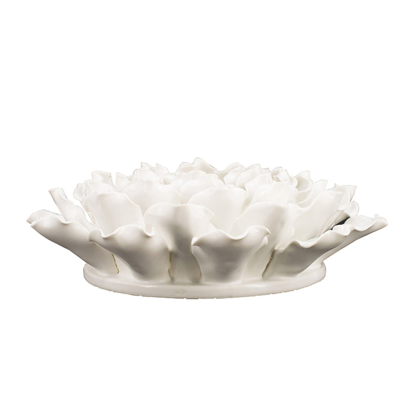 Handmade Flower Wall Decor, 3" H x 9.3" W x 9.3" D