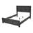 Kardelen Panel Bed in Dark Gray-1236759447