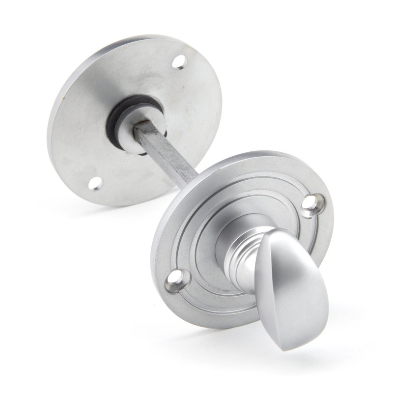 Round Bathroom Thumbturn Door Accessory