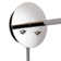 Protentis 2 - Light Dimmable Cream/Silver Wallchiere
