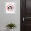 Porte-affiche mural avec ventouses