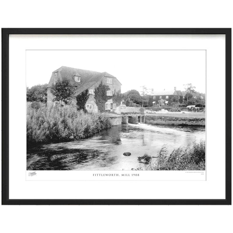 Fittleworth, Mill 1908 by Francis Frith - Single Picture Frame Print, 40cm H x 50cm W x 2.3cm D