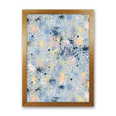 Ink Dust Blue 1 Piece Wall Art