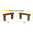 64" Long Farmhouse Console Table, Rustic Brown Rectangular Sofa Table Behind Couch, Solid Wood Grain Entryway Hallway Table For Living Room, Dining Room-468260779