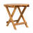 NO INSTALLATION REQUIRED/ FOLDABLE AND ADJUSTABLE OUTDOOR ACACIA WOOD SIDE TABLE
