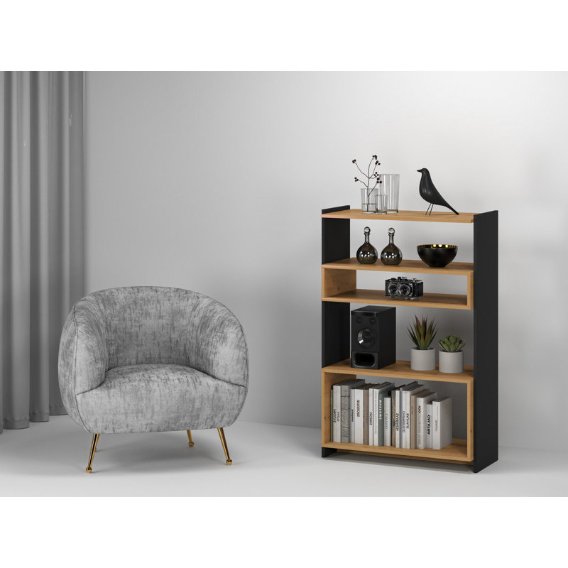 Neera 122cm H Standard Bookcase, 122"H x 80"W x 40"D