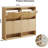 Fluted Shoe Storage Cabinet For Entryway With 4 Flip Drawers,Wooden Enclosed Thin Todorka With Metal Handles And Anti Tipping Devicesuitable For Living Rooms,Entrances-2001879356-2002171557