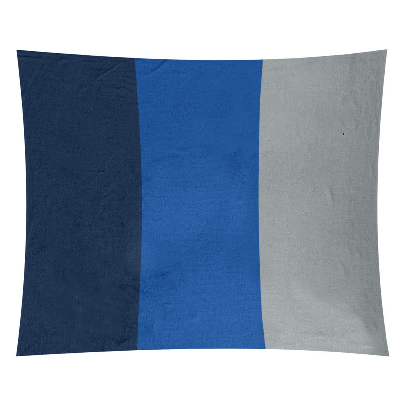 Tapisserie de polyester St. Louis, H 51 po x l 60 po x P 2 po, Bleu marine / bleu royal / gris