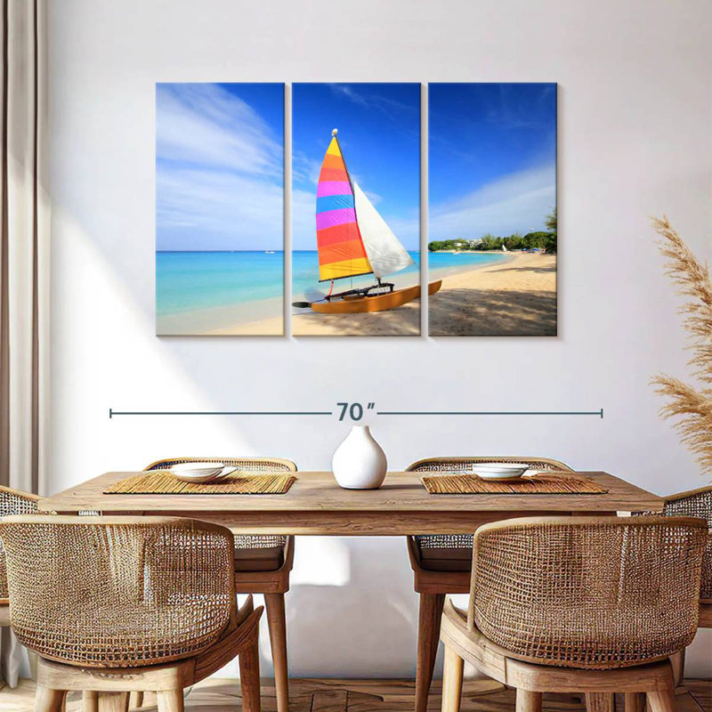 Mehar Bright voilier des Caraïbes, H 36 po x l 57 po