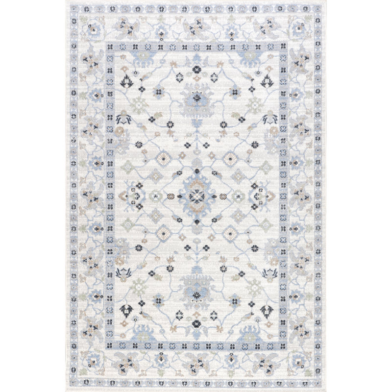 Bridie Medallion Machine Washable Area Rug, Rectangle 8'8" x 13'