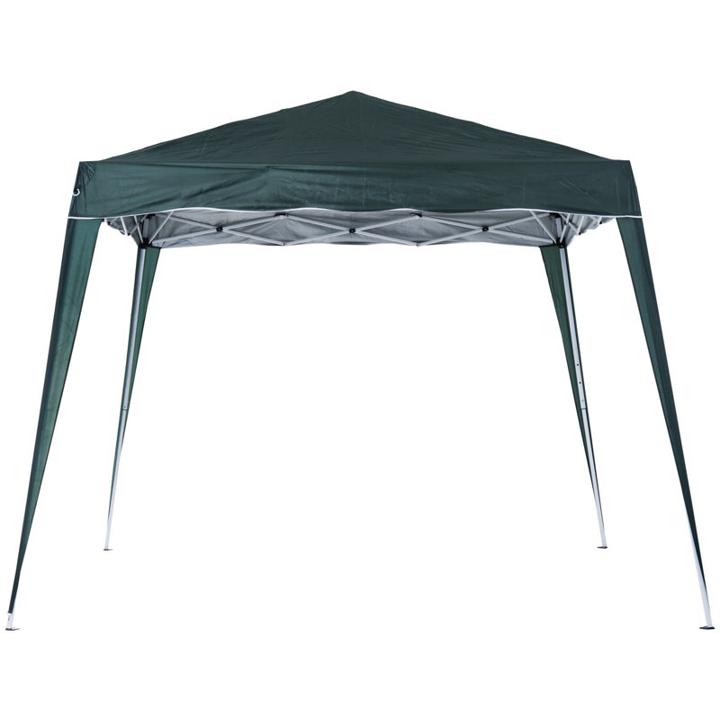 3m x 3m Steel Pop-Up Gazebo, Green