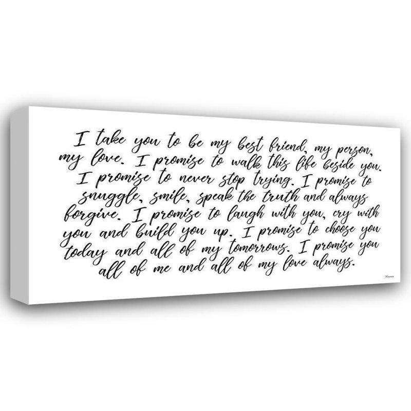 Ophelia & Co., art sur toile tendue de la galerie Michelle, Misty: My Vow to You, H 11 po x l 18 po