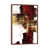Toile avec cadre en bois brun classique n'est pas disponible