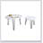 27.56'' Round Nesting Coffee Table Set of 2, Circular Nesting End Table Set-308316429