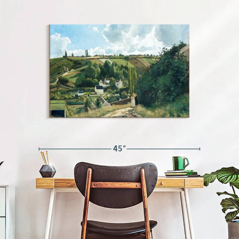 Alvord Jalais Hill Pontoise 1867, H 26 po x l 39 po
