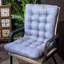 Chair Cushion with Elastic and Tie Straps-1994125579