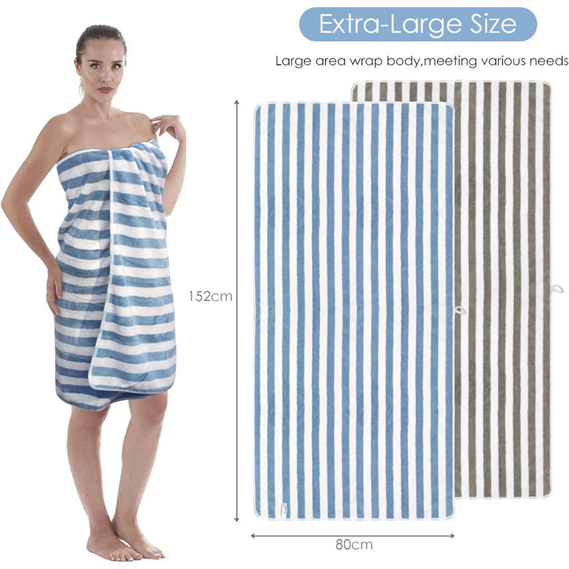 Emily Cotton Bath Towels - Set of 2