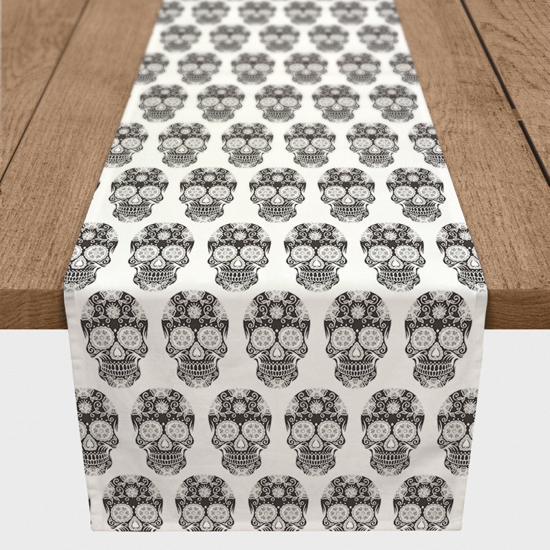 Magari Geometric Halloween Table Runner