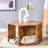 Hexagonal MDF coffee table, characteristic pattern stickers-169381591