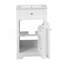 Meuble-lavabo blanc 20 po avec porte à fermeture douce
