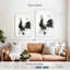 Coq Brampt noir et blanc-108380841
