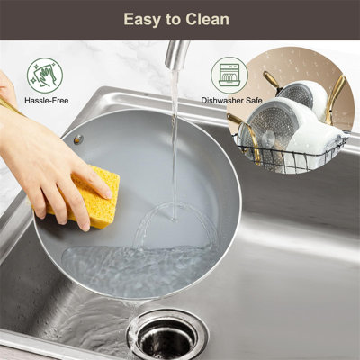 11 - Piece Non-Stick Ceramic Cookware Set