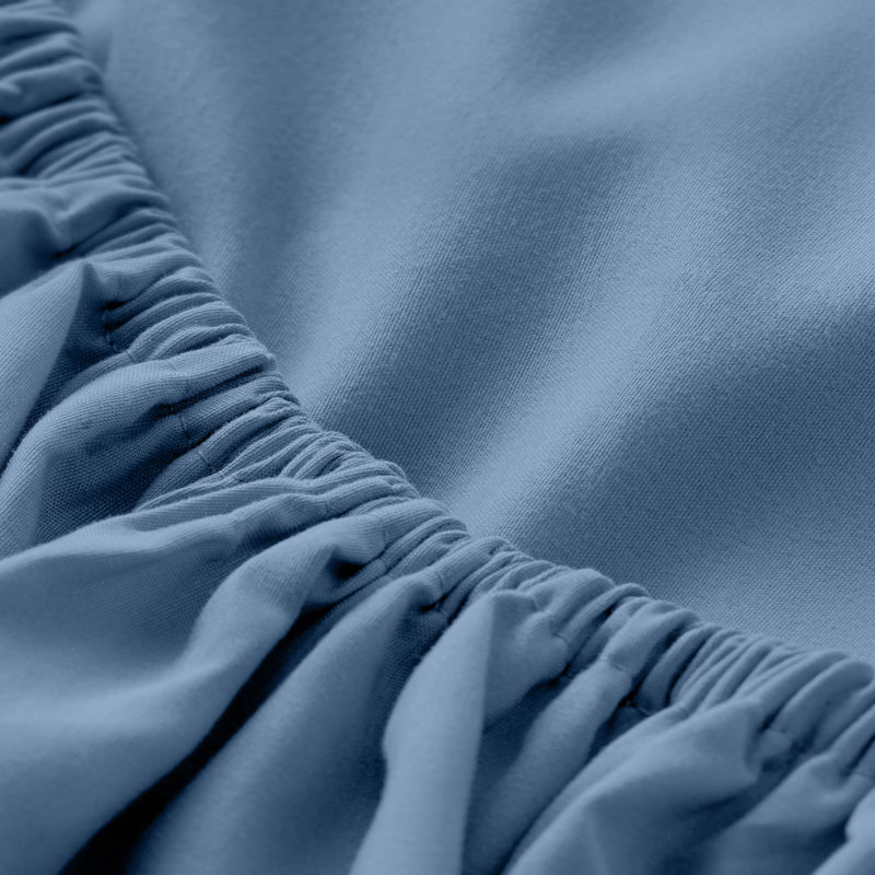Microfiber Fitted Sheet, Queen Fitted Sheet, Coronet Blue