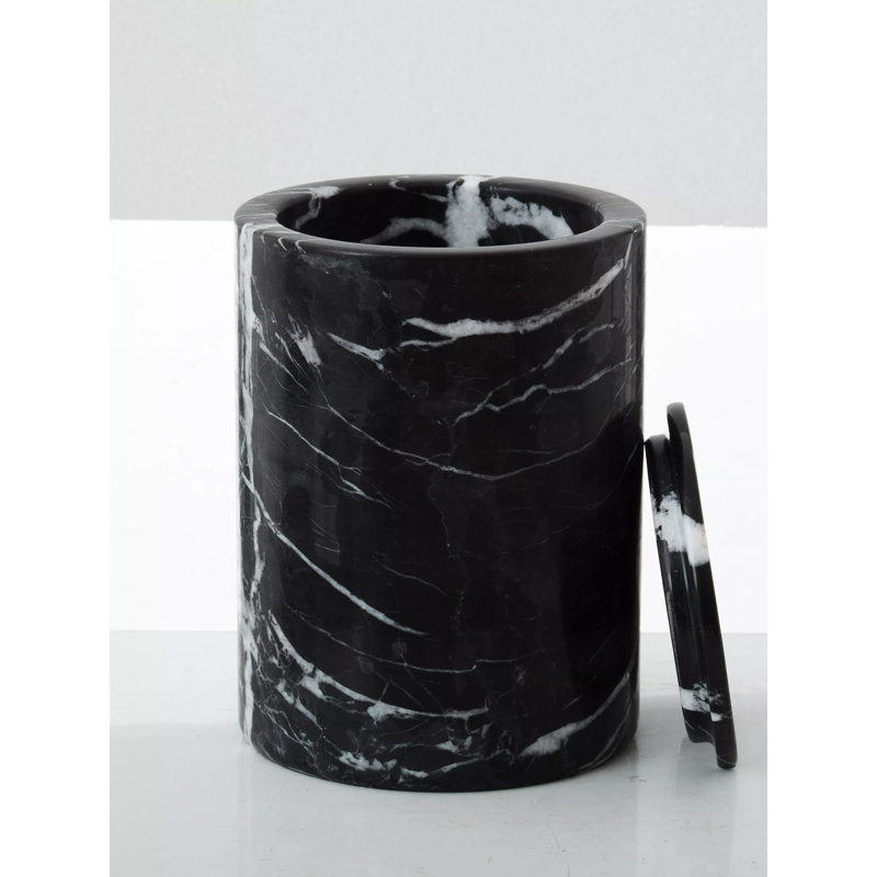Brenlee Black Marble Ice Bucket