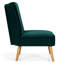 Chaise d'appoint en velours de 23,5 po de largeur-1625208731