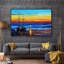 Océan côtier au coucher du soleil, impressions sur toile pour salon, chambre à coucher, décor M17-104074393-104074397